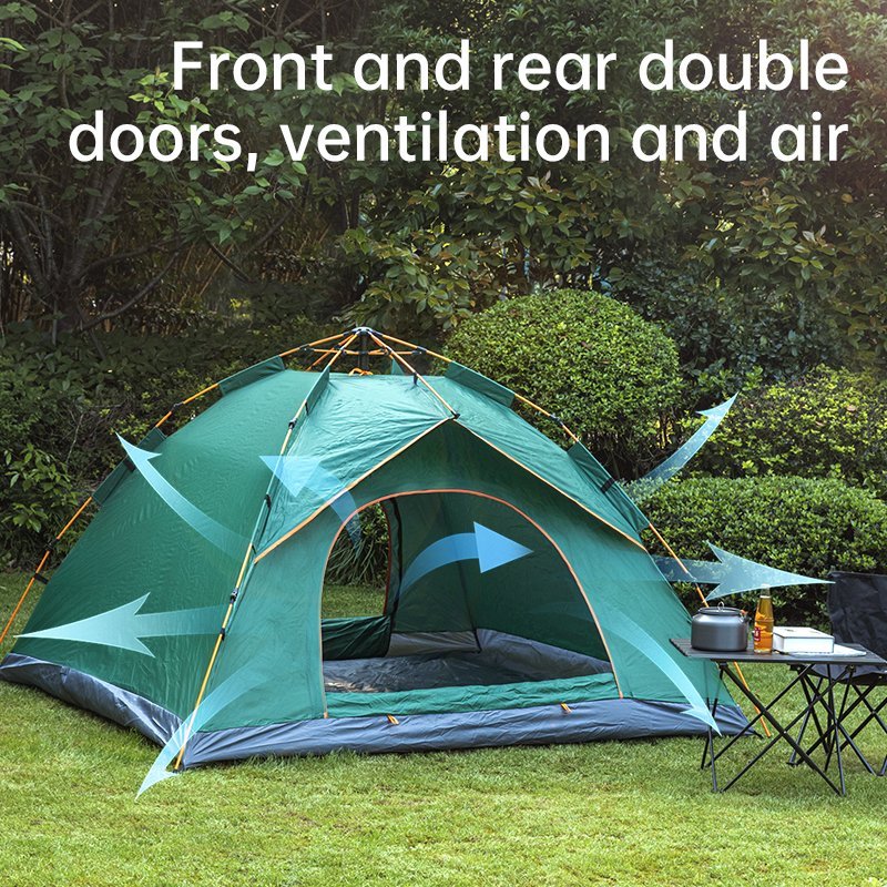 VS4002-GN (2) ديلي خيمة تخييم أوتوماتيكية - 205*205*115(سم) - أخضر - VS4002-GN