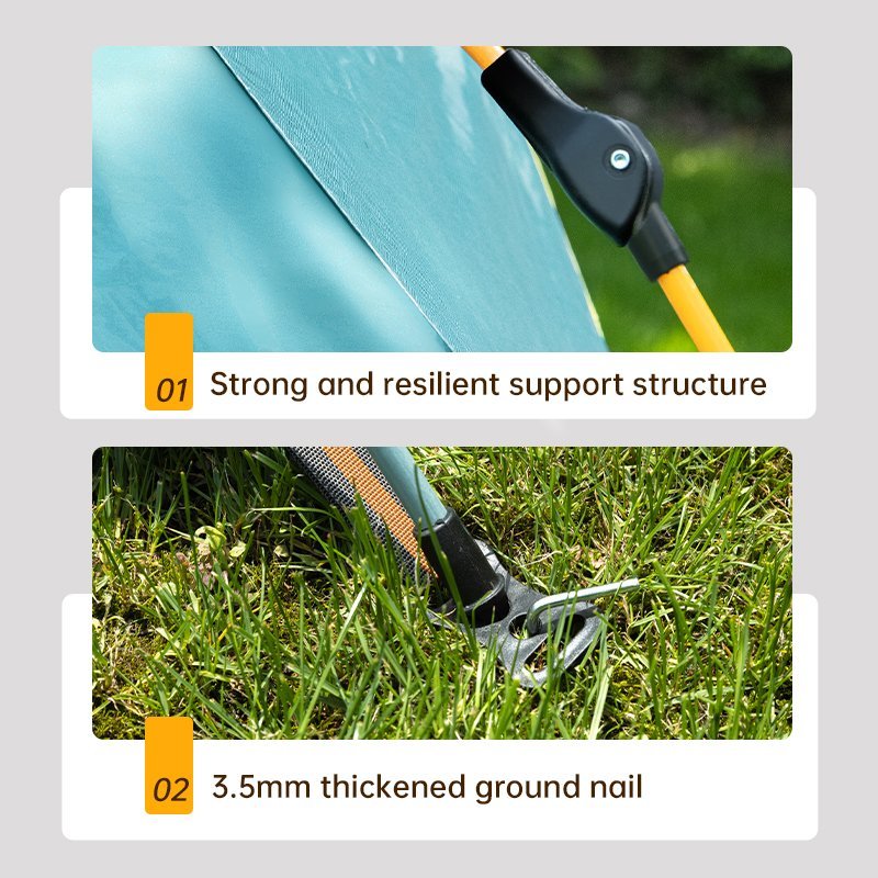 VS4002-GN (4) ديلي خيمة تخييم أوتوماتيكية - 205*205*115(سم) - أخضر - VS4002-GN