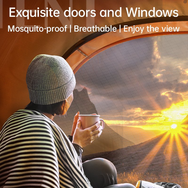 VS4002-GN (8) ديلي خيمة تخييم أوتوماتيكية - 205*205*115(سم) - أخضر - VS4002-GN