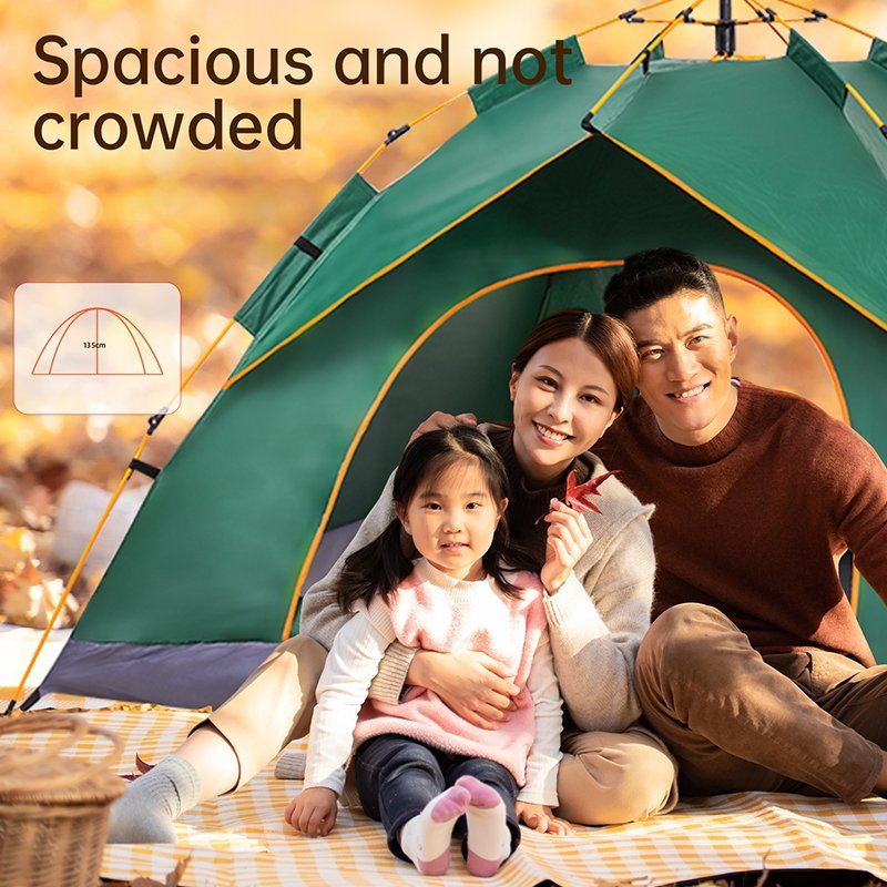 VS4002-GN (5) ديلي خيمة تخييم أوتوماتيكية - 205*205*115(سم) - أخضر - VS4002-GN