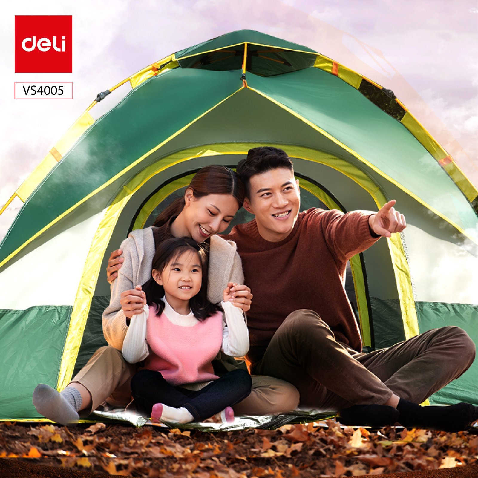 VS4005 (1) ديلي خيمة تخييم أوتوماتيكية - 220*190*130 (سم) - ألوان مختلفة - VS4005
