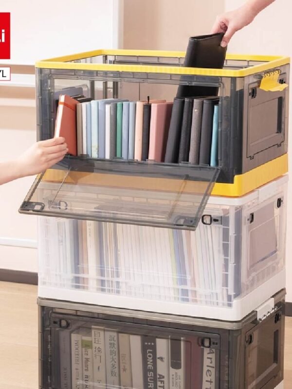 ديلي سلة تخزين قابلة للطي - متوسطة الحجم - 51*35.7*30.7 سم - أصفر - VS487-YL