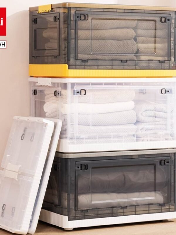 ديلي سلة تخزين قابلة للطي - كبيرة الحجم - 60.2*41.7*34.3 سم - أبيض - VS488-WH