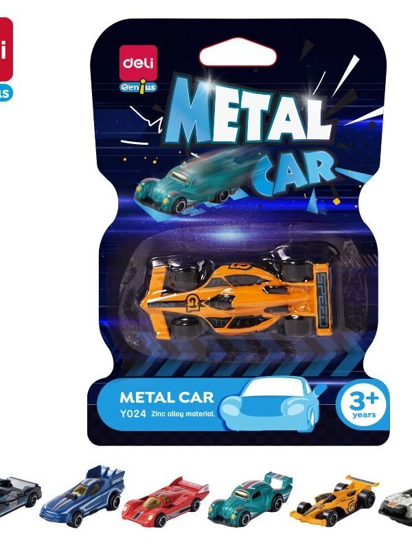 ديلي سيارات أشكال مصغرة معدنية - 80*34*26 مم - الوان مختلفة - EY024