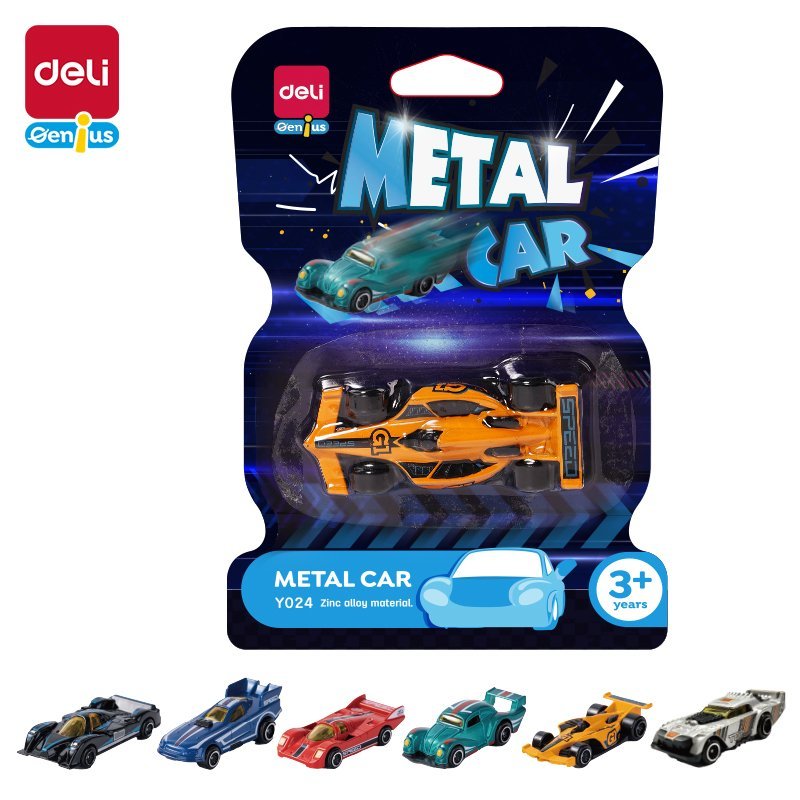 ديلي سيارات أشكال مصغرة معدنية - 80*34*26 مم - الوان مختلفة - EY024
