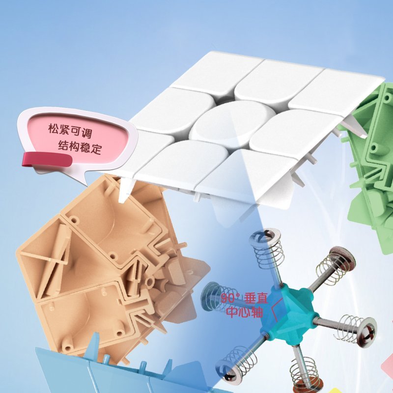 ديلي مكعب روبيك - 55*55 مم - ألوان مختلفة - YP102