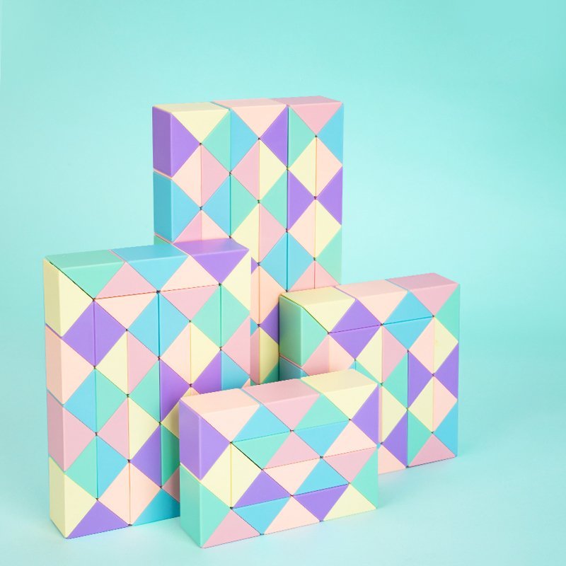 ديلي ثعبان روبيك - 24 قطعة - الوان مختلفة - YP104