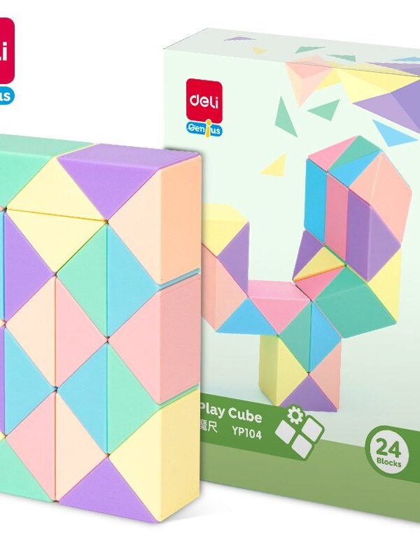 YP104 (7) ديلي ثعبان روبيك - 24 قطعة - الوان مختلفة - YP104