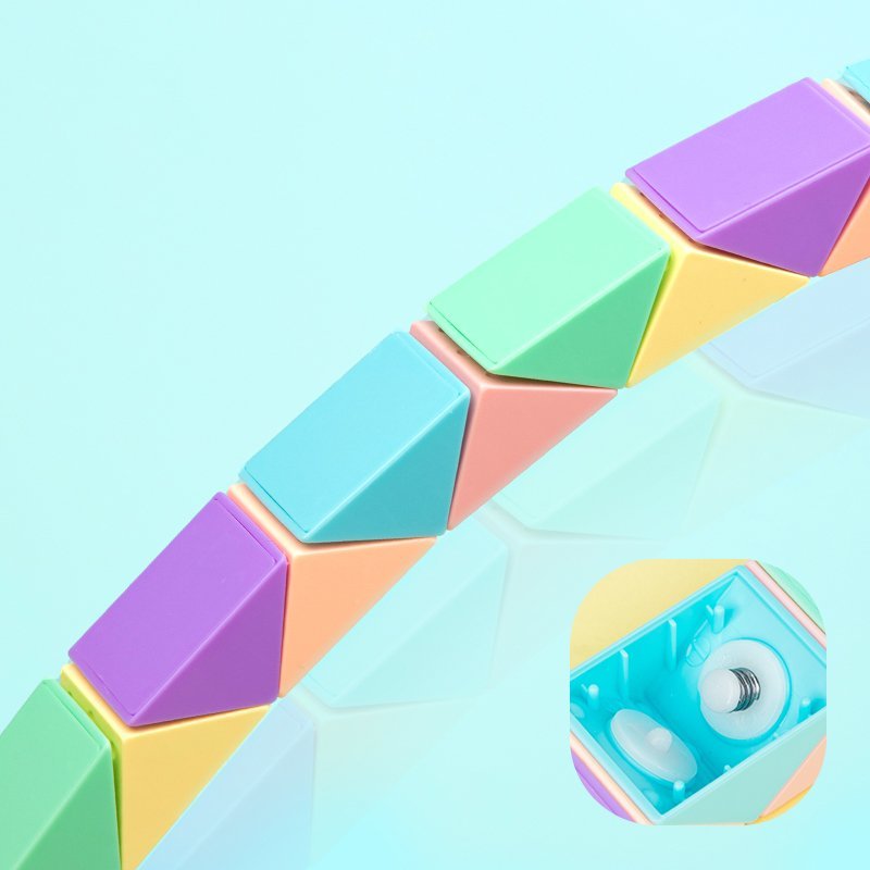 ديلي ثعبان روبيك - 24 قطعة - الوان مختلفة - YP104