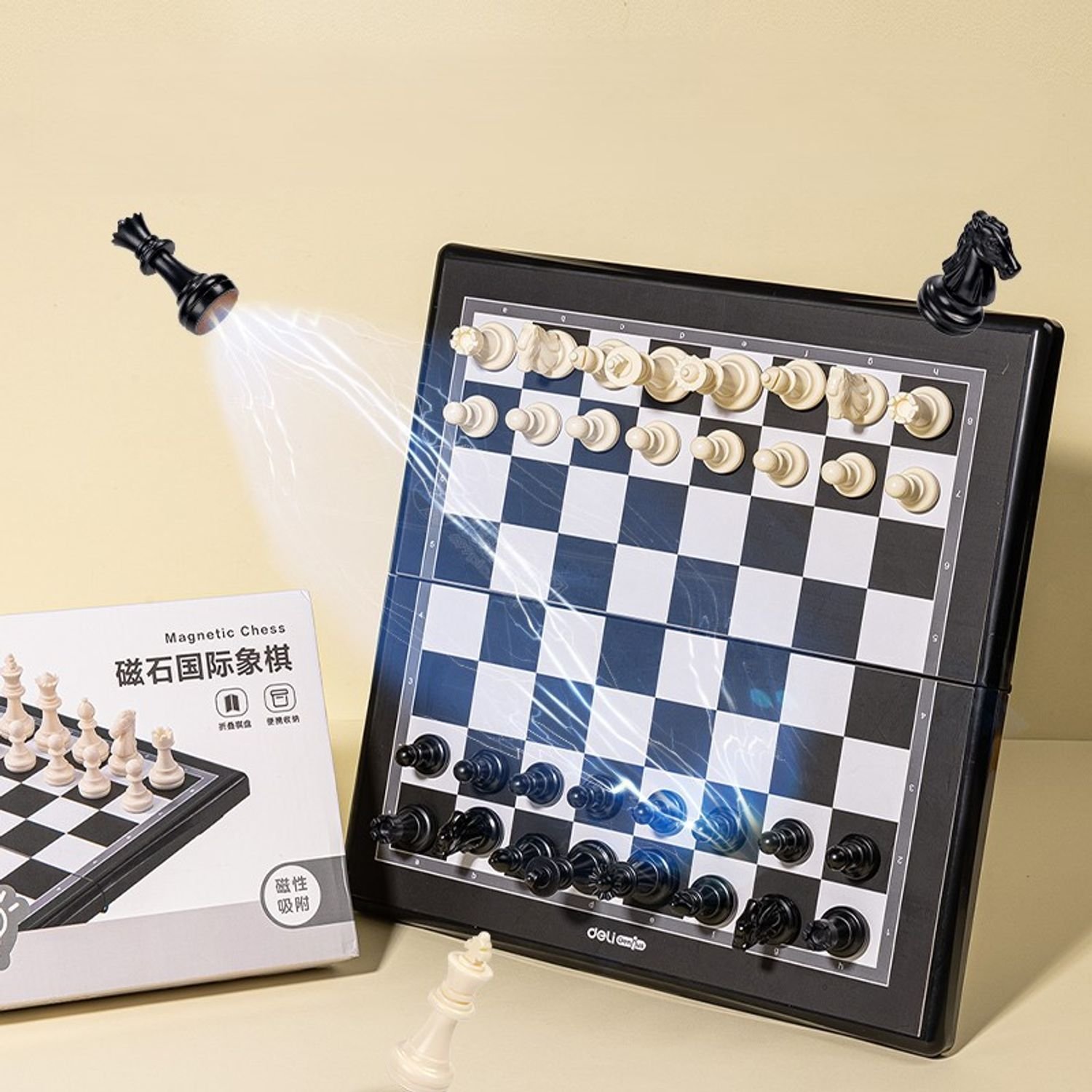 ديلي مجموعة شطرنج مغناطيسية - كبيرة الحجم - 360*350*20 مم - YW120