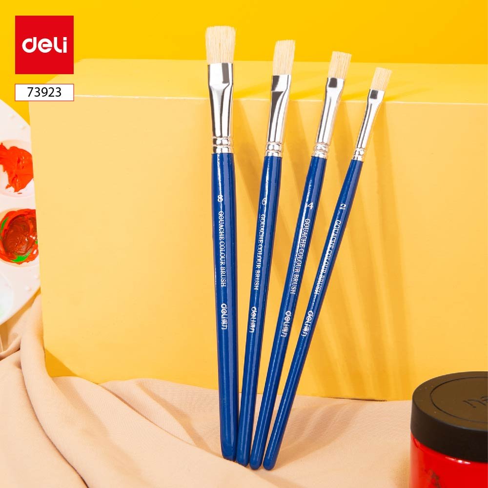 ديلي مجموعة فرشاة رسم - 4 قطع - أزرق - E73923