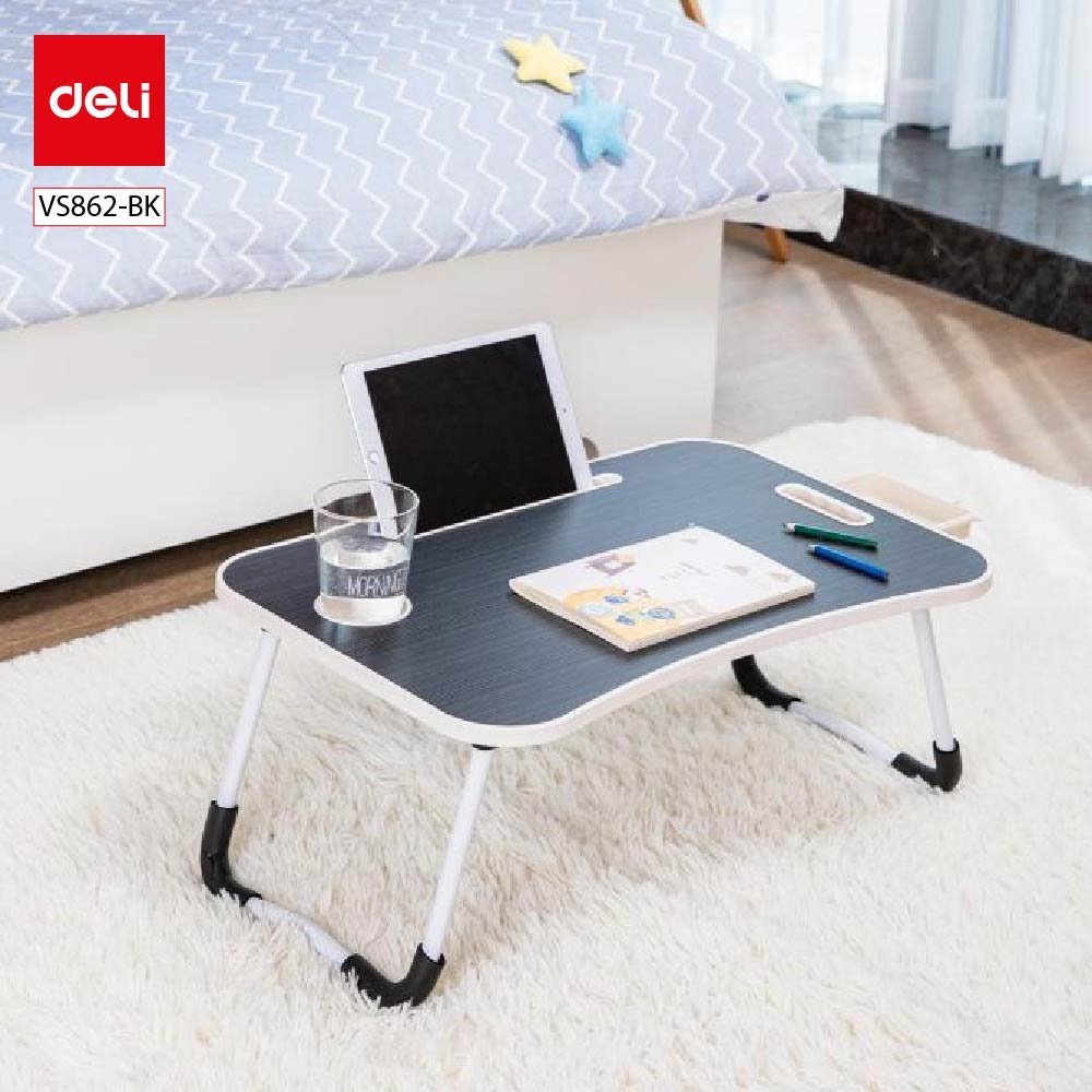 ديلي طاولة لابتوب قابلة للطي - 60*40*28 سم - أسود - VS862-BK
