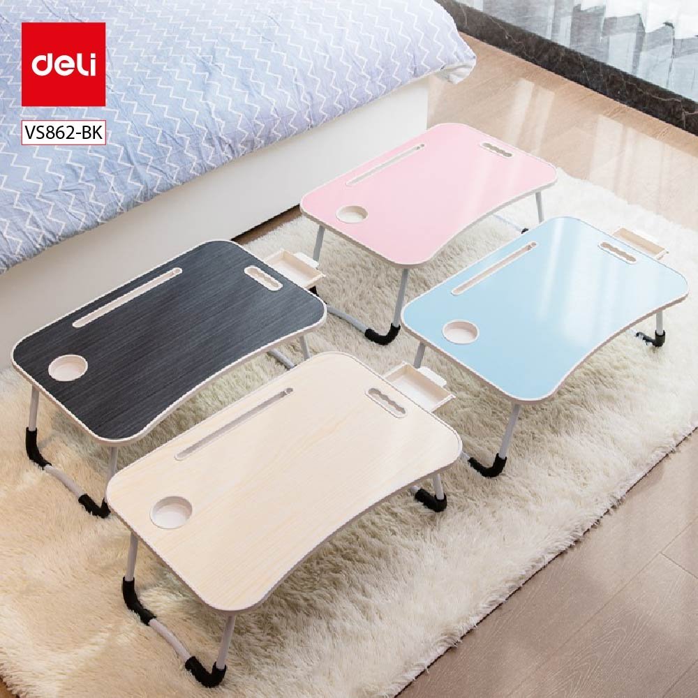 ديلي طاولة لابتوب قابلة للطي - 60*40*28 سم - أسود - VS862-BK