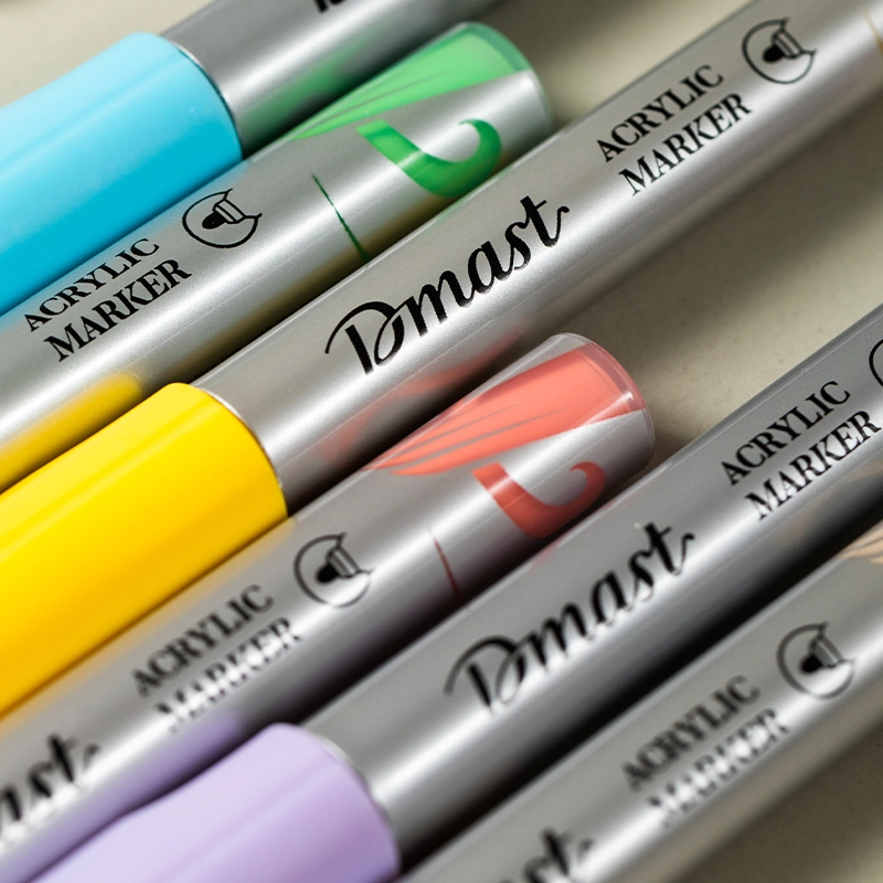 ديلي قلم اكريليك ألوان فاتحة - 2مم - 6 ألوان - EC351