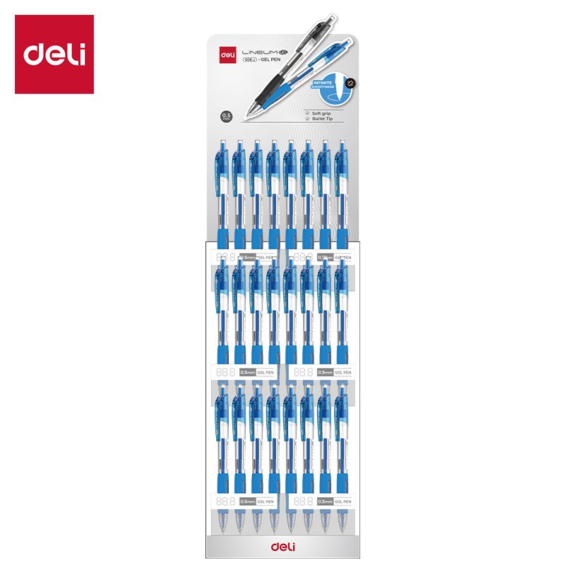 EG08-JL (1) ديلي ستاند أقلام حبر جل - 0.5مم - أزرق - EG08-JL