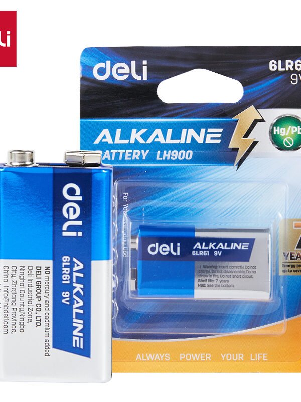 ديلي بطارية 9V 6LR61 ألكالاين - أزرق - ELH900