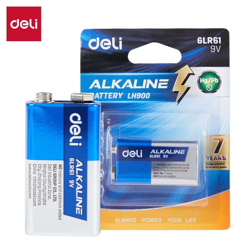 ELH900 (4) ديلي بطارية 9V 6LR61 ألكالاين - أزرق - ELH900