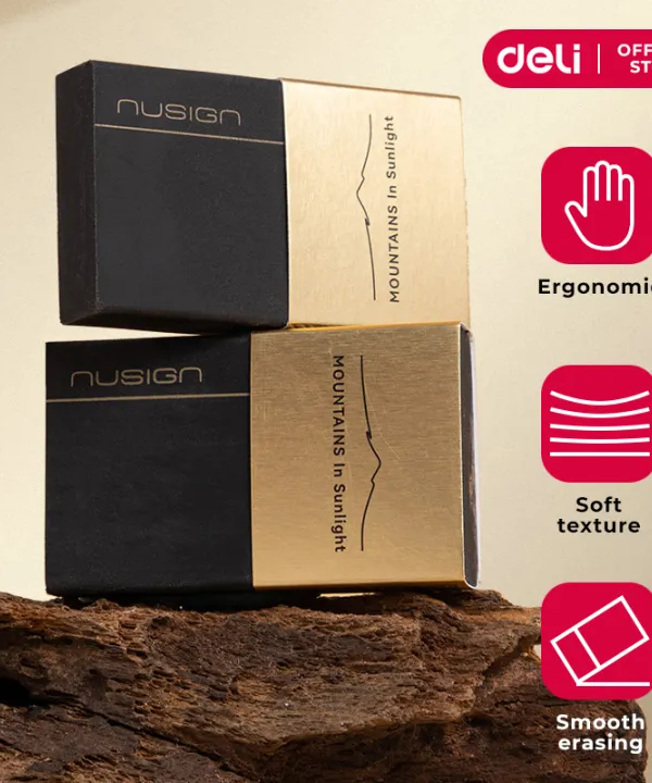 ديلي ممحاة - قياس 50*30*10.5مم - أسود - ENS036