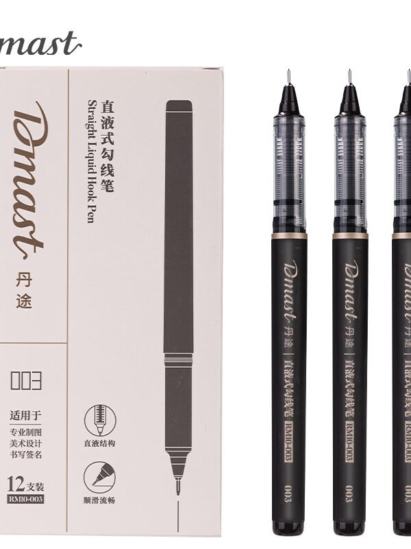 ديلي قلم تحديد - رأس إبرة - أسود - RM10-003