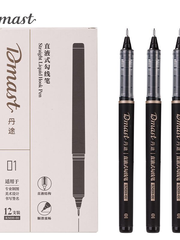 ديلي قلم تحديد - رأس إبرة - أسود - RM10-01