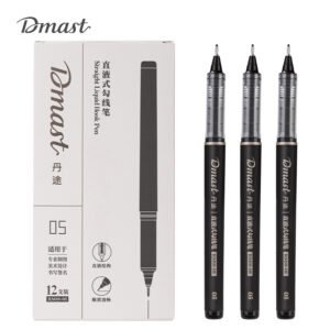 ديلي قلم تحديد - رأس إبرة - أسود - RM10-05