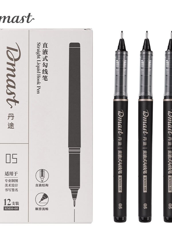 ديلي قلم تحديد - رأس إبرة - أسود - RM10-05