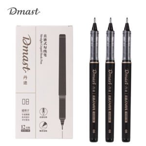 ديلي قلم تحديد - رأس إبرة - أسود - RM10-08