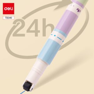 ديلي قلم تأشير للأطفال - رأس بكرة رسومات نافرة - 3 ألوان مختلفة - TB340