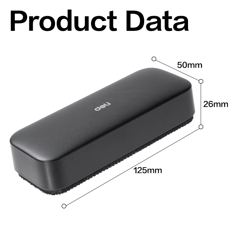 deli-e7834s-whiteboard-eraser5 ديلي ممحاة سبورة - أسود - 50*26*125 مم - E7834S