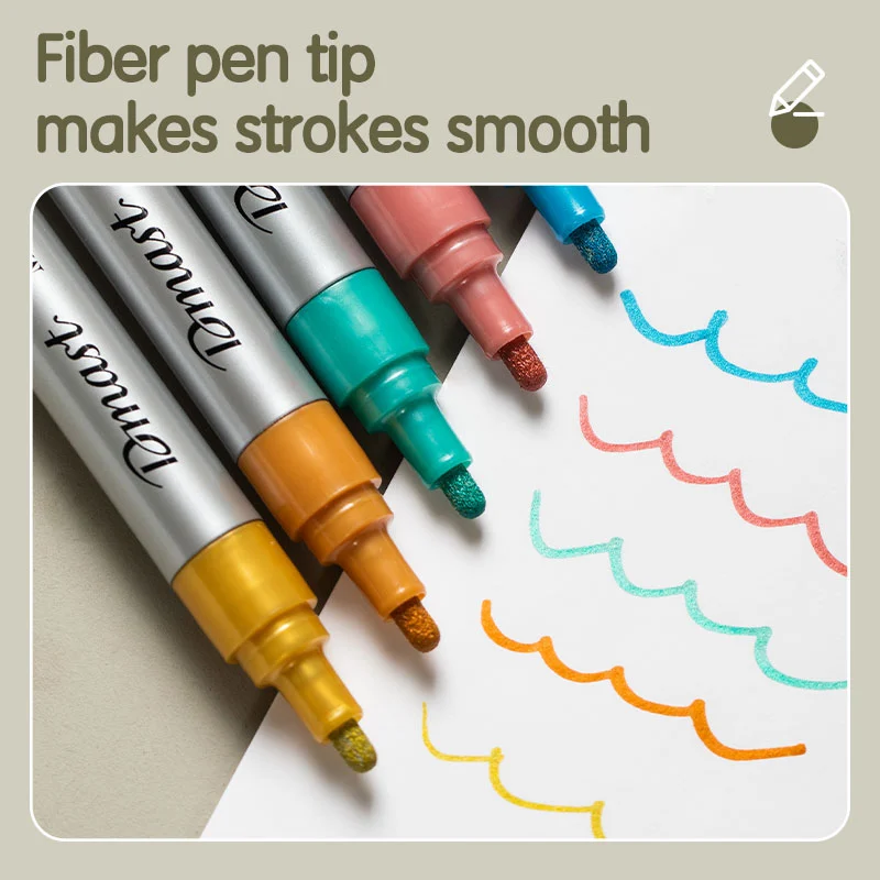 ديلي قلم اكريليك - 2مم - 6 ألوان - EC350