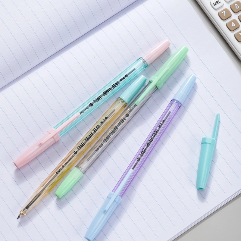 EQ6C-BL (10) ديلي قلم حبر جاف - بدن ملون 0.7mm - أزرق EQ6C-BL