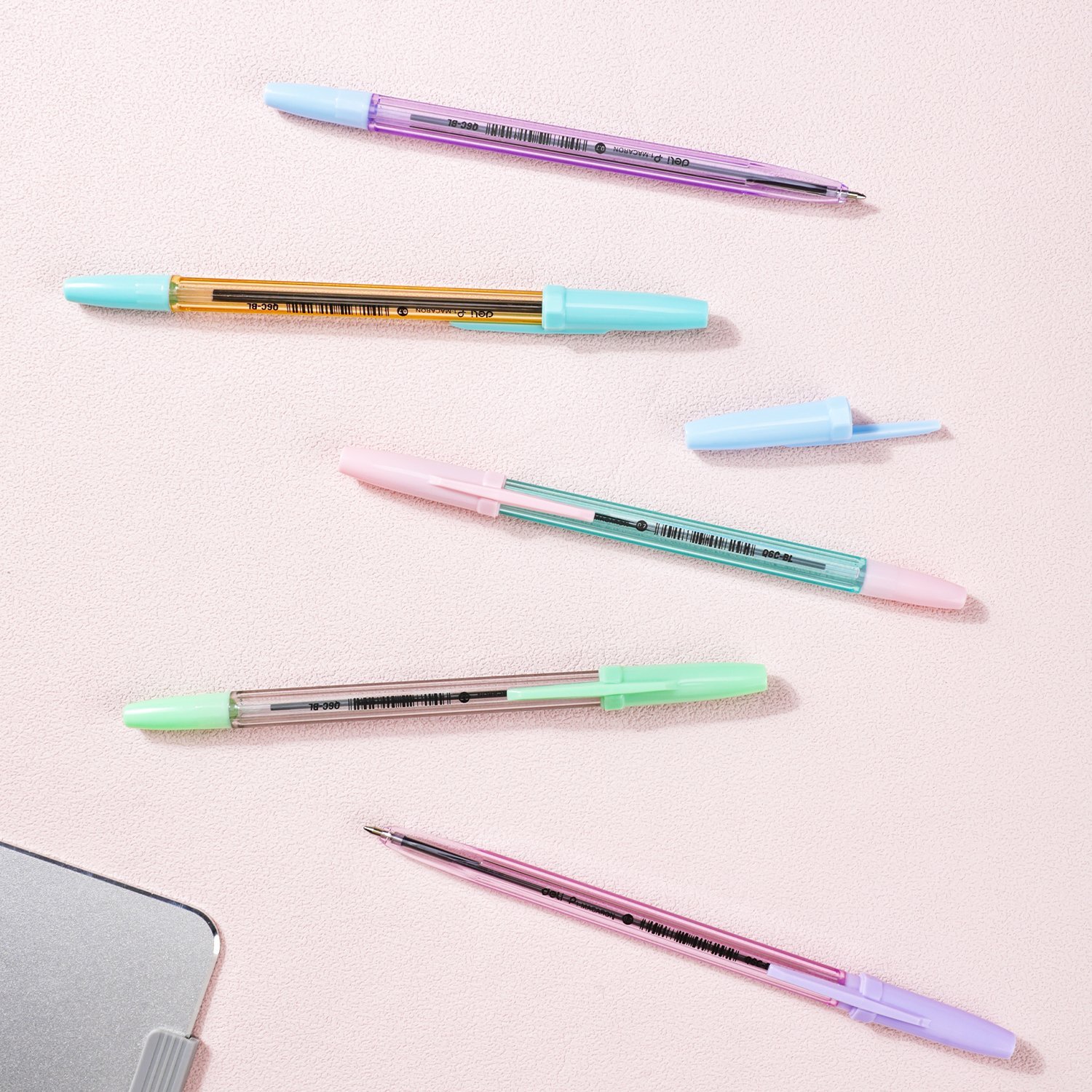 EQ6C-BL (5) ديلي قلم حبر جاف - بدن ملون 0.7mm - أزرق EQ6C-BL