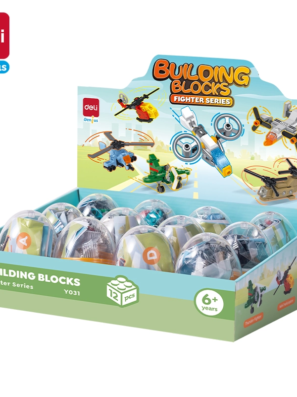 deli-ey031-building-blocks-1 ديلي ليغو مكعبات بناء طائرات - 9 غ - EY031