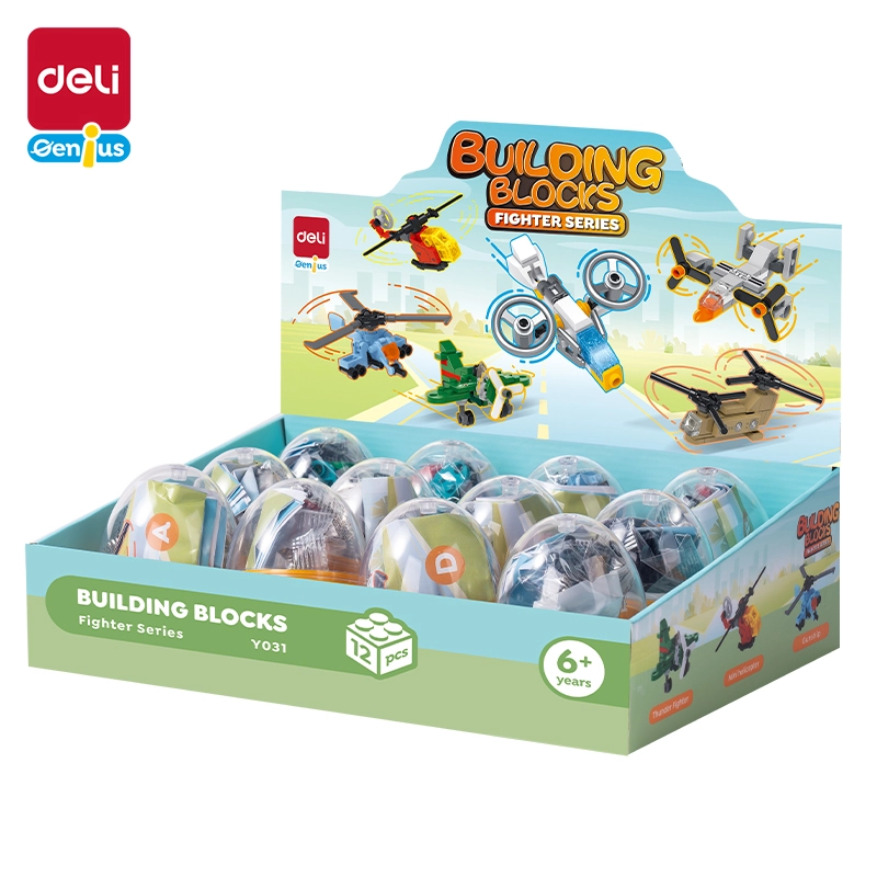 deli-ey031-building-blocks-1 ديلي ليغو مكعبات بناء طائرات - 9 غ - EY031