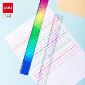 ديلي مسطرة //30 سم = 12 إنش// - ملونة - EH654