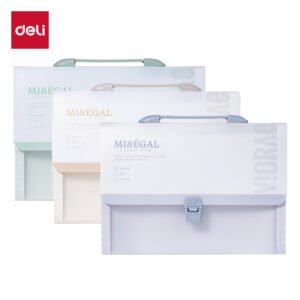 ديلي مصنف حقيبة 13 قسم - قياس A4 - إمع مسكة - إغلاق بقفل - ألوان مختلفة - PM03