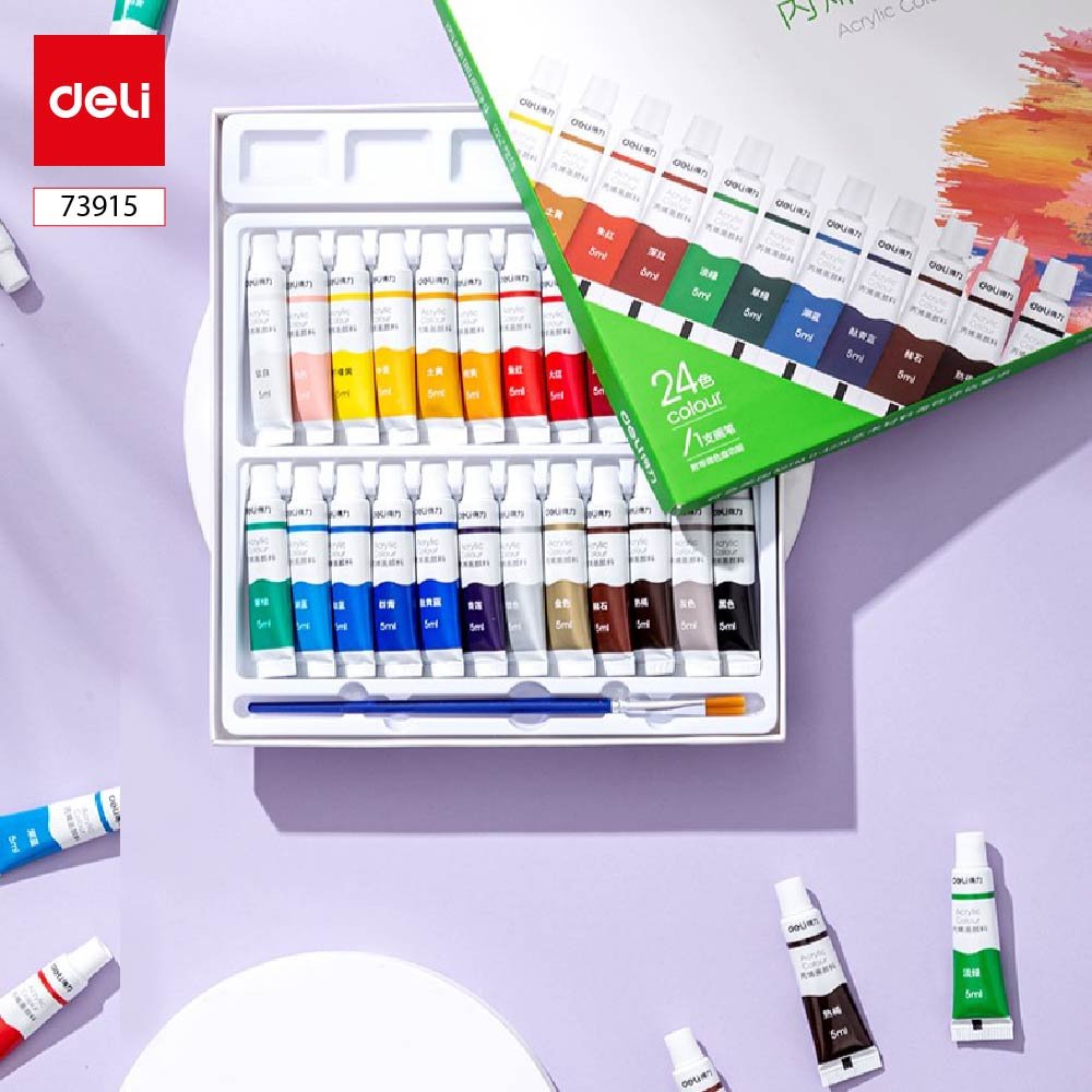 ديلي عصارة تلوين أكريليك - 5 مل - 24 لون - E73915