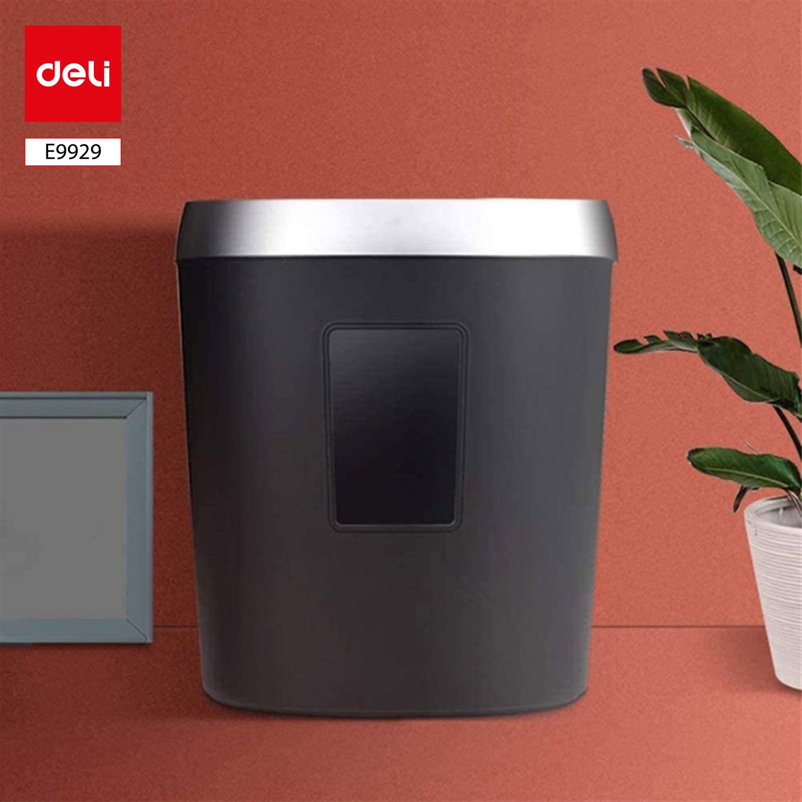 ديلي تلافة ورق قياس A4 - قدرة 5 ورقة - تلف مستمر 5 دقيقة - خزان سعة 17 لتر - أسود E9929