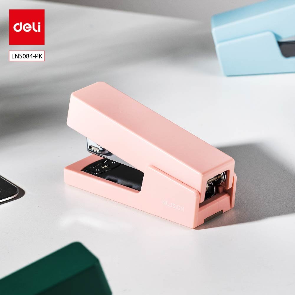 ديلي خرازة مكتبية هيدروليك - 25 صفحة - كبسة - 24/6 & 26/6 - (أبيض - رمادي - زهري - أخضر) - ENS084