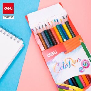 ديلي أقلام تلوين خشبي طويل - كالاران - مزدوج 12 قلم 24 لون EC00520