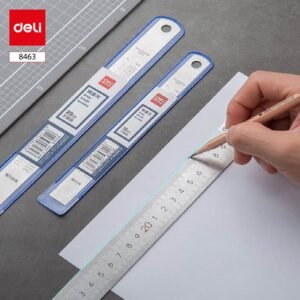 ديلي مسطرة معدن - قياس 30 سم - فضي - E8463