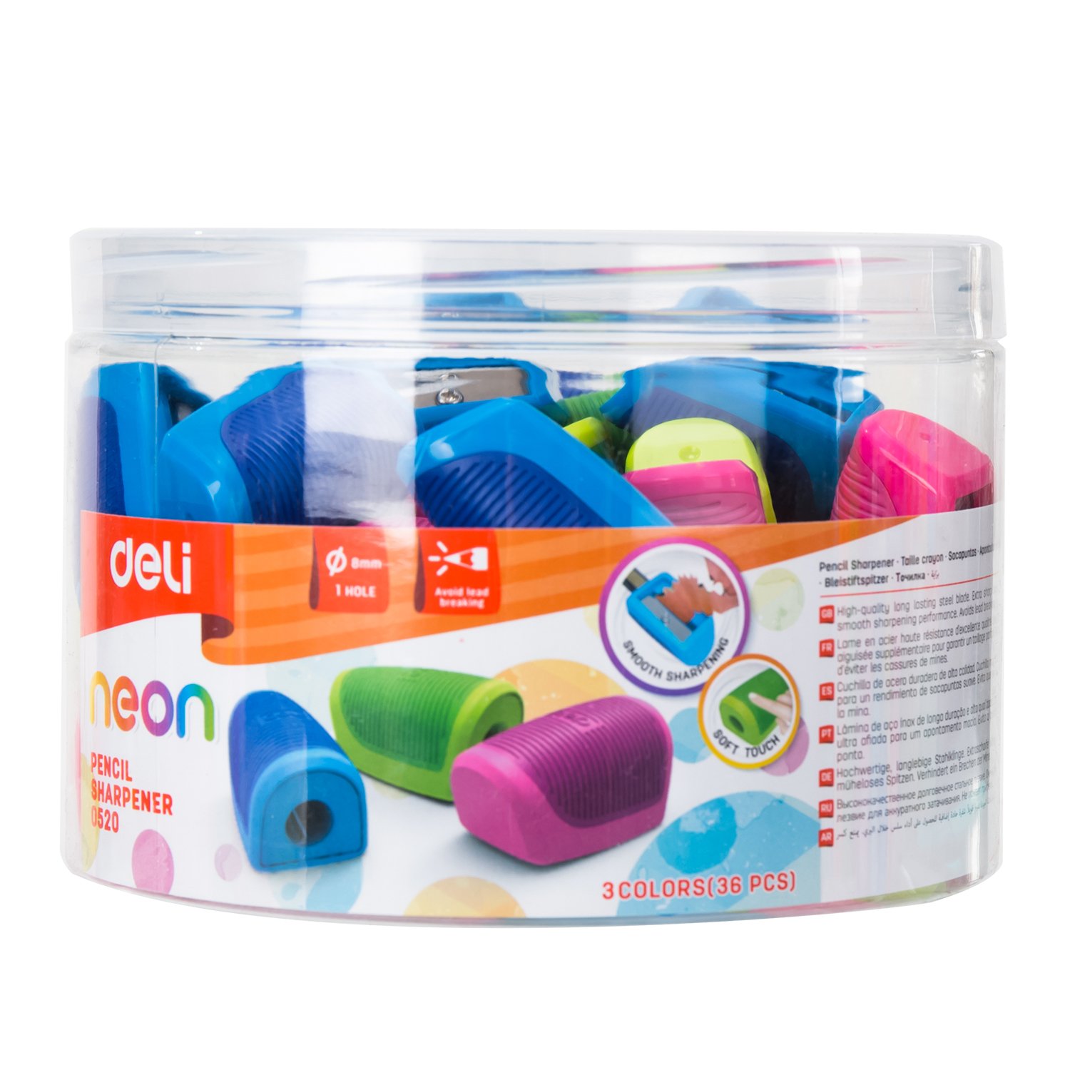 ديلي مبراة - ألوان نيون مختلفة E0520