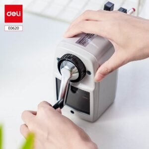 ديلي مبرأة مانويل معدنية - درج خزان - قياس125*73*132 مم - ألوان مختلفة - E0620