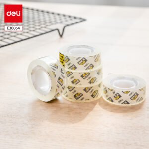 ديلي بكرة شريط لاصق مكتبي 20 يارد - عرض 18 مم - شفاف E30064