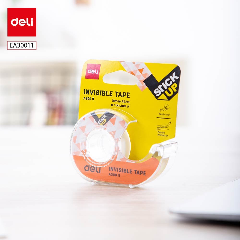 ديلي بكرة شريط لاصق - شفاف - 8 يارد - عرض 18 مم - مع قاعدة مكتبية للتحكم والقطع - كلك EA30011