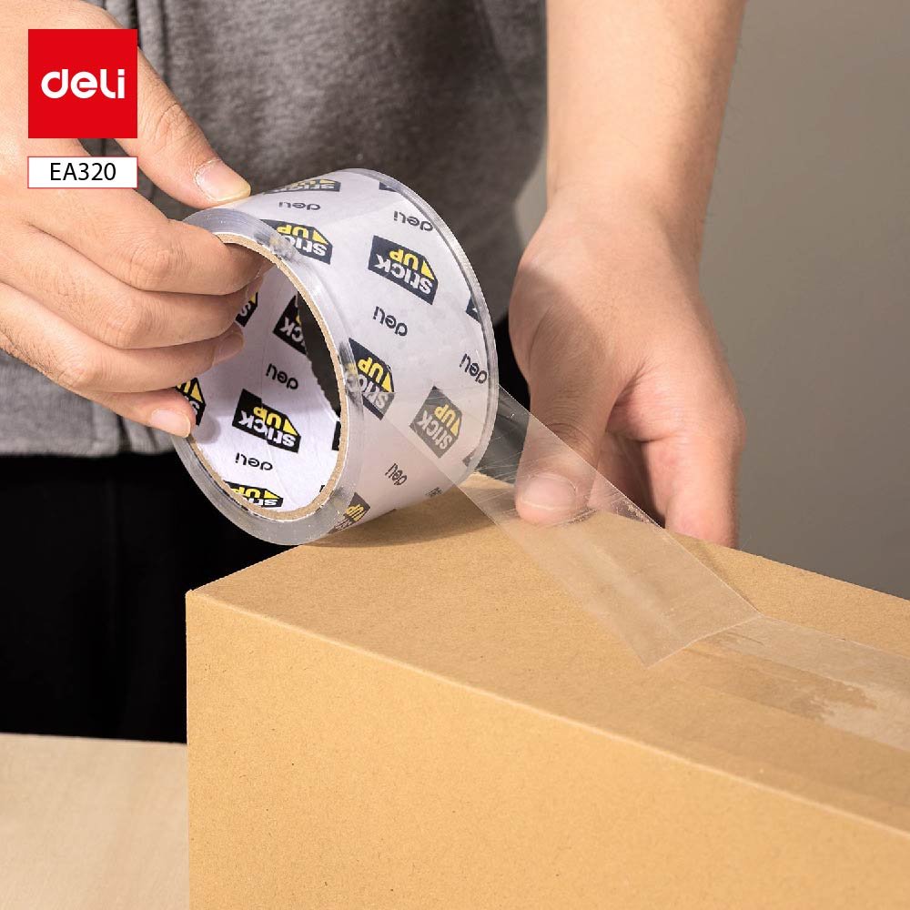ديلي بكرة شريط لاصق 36.6m = 40y - شفاف عريض 48 مم - سماكة 45 ميكرون - EA320