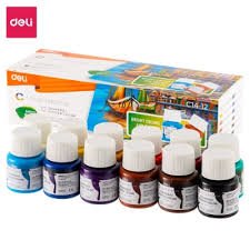 ديلي تلوين غواش - حنجور 25 مل - 12 لون EC14-12